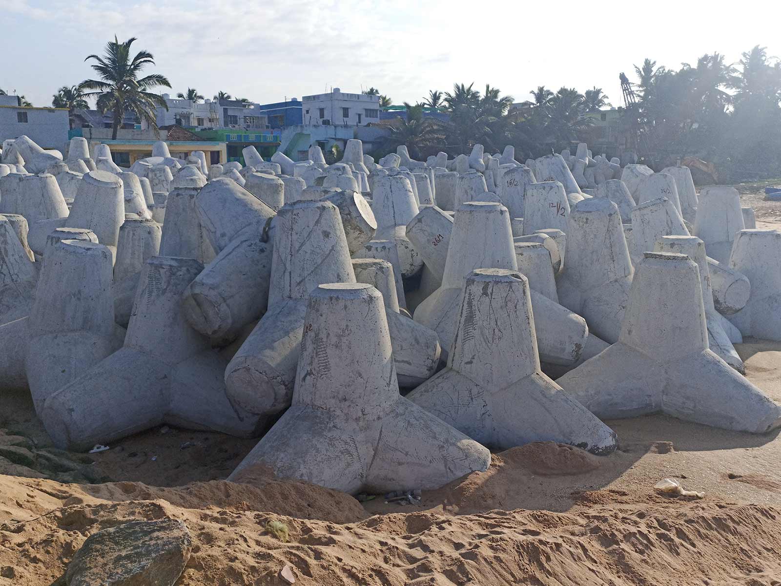 Tetrapods kanniyakumari beaches